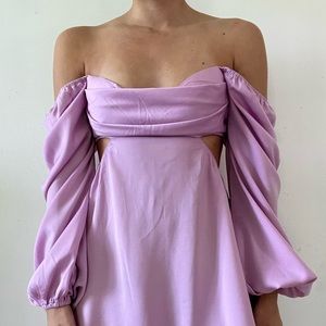 Purple Minidress